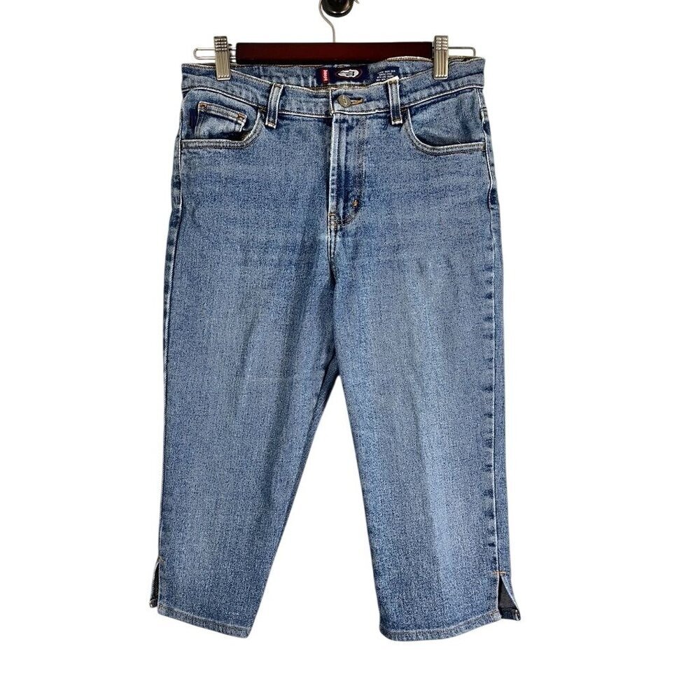 Y2K Vintage Denim Shorts Blue 7 Retro High‎ Waist 90s